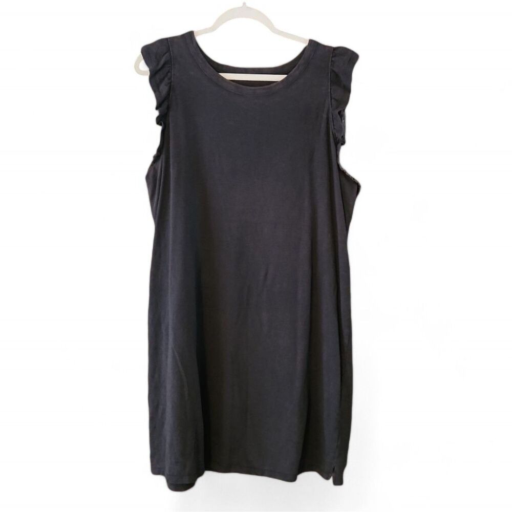 Universal Thread Sleeveless ruffle dress size XXL charcoal grey